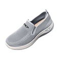 thumbnail image 1 of DeHolifer Women's Shoes Wide Arch Support Slip-On Orthowalk Sneakers Casual Breathable Walking Anti-Skid Sports Shoes, 1 of 8