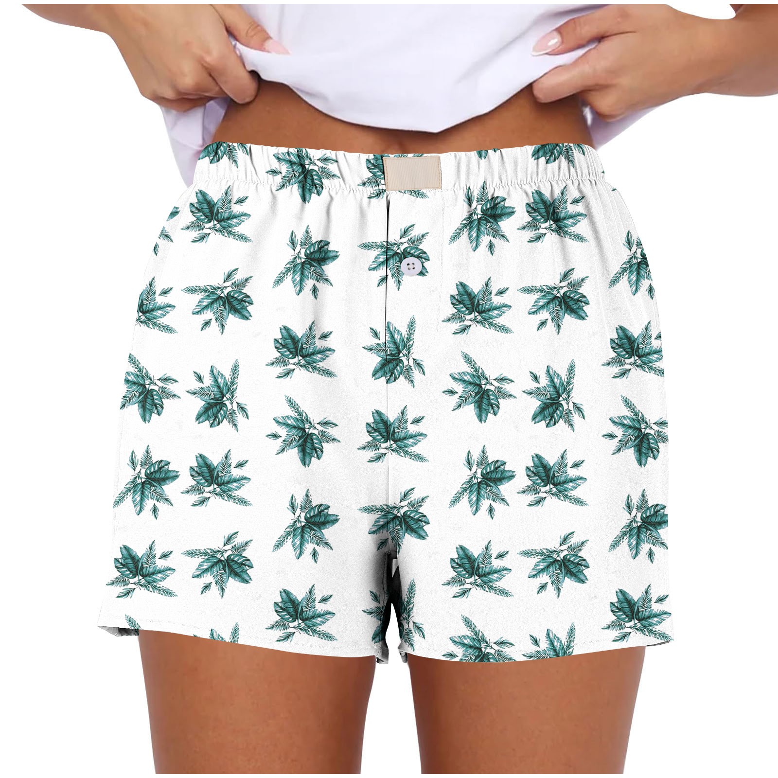 Camo Sweat Shorts For Women Women's Camo Sweat Shorts – Elastic