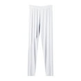 thumbnail image 1 of DeHolifer Womens Pants Plus Size Modal Elastic Waist Comfy Solid Color Homewear Outwear Long Pants White 6XL, 1 of 5