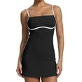 thumbnail image 1 of DeHolifer Womens Tennis Dress with Built-in Shorts Pockets Summer Dresses Quick Dry Workout Athletic Dress Black L, 1 of 8