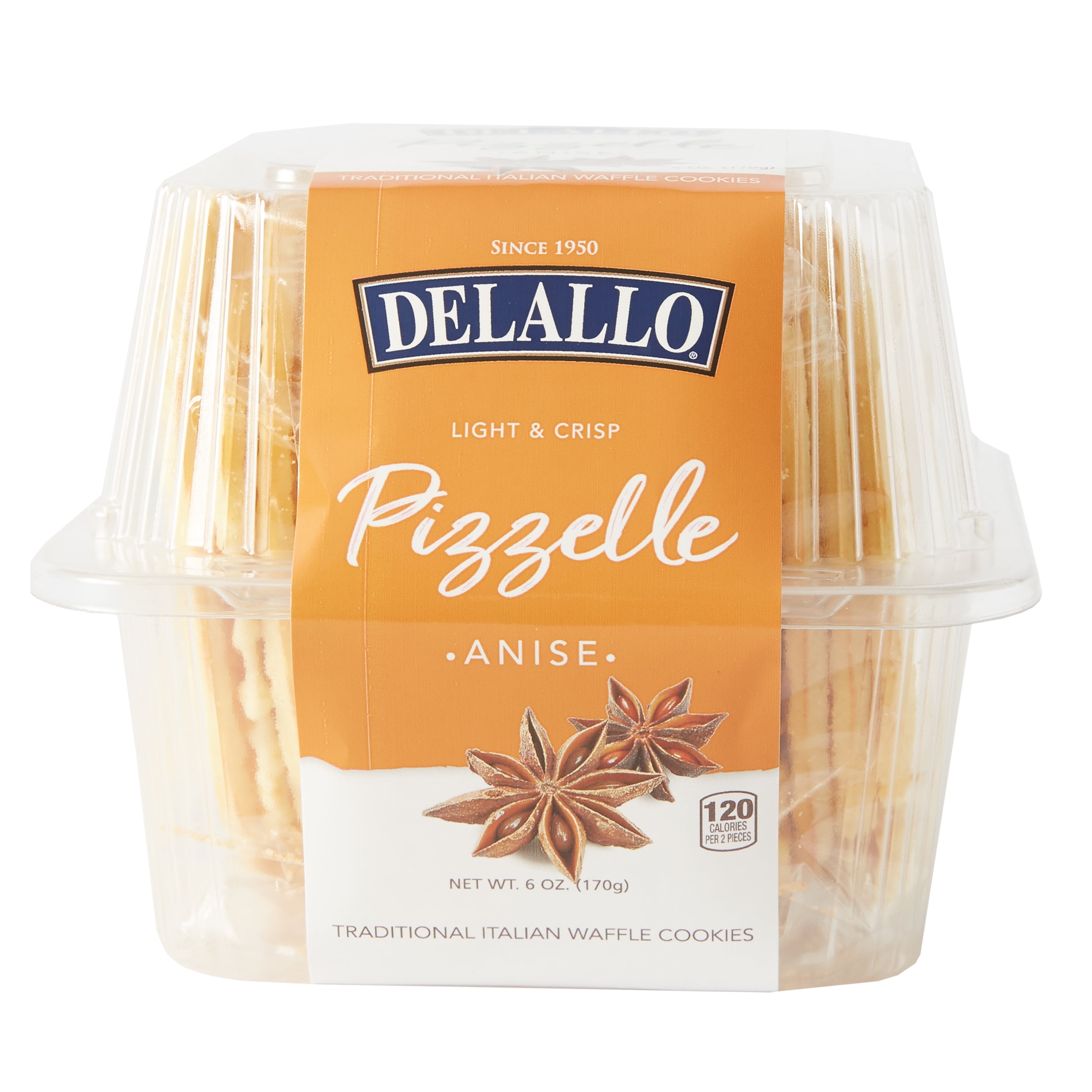 DeLallo Anise Pizzelle, 6 oz