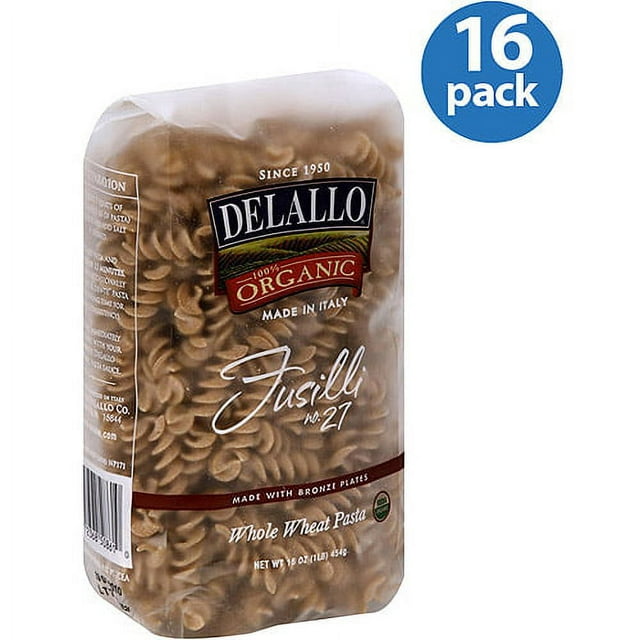 DeLallo Fusilli, 16 oz, (Pack of 16)