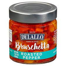 DeLallo Imported Italian Roasted Pepper Bruschetta 7.05 oz