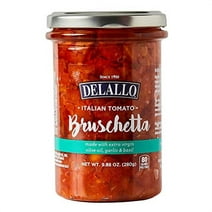 DeLallo Italian Chopped Tomato Bruschetta, Gluten Free, 9.88 oz Jar