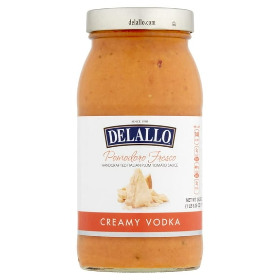 DeLallo Pomodoro Fresco Creamy Vodka Sauce, 25.25oz Jar, 6-Pack
