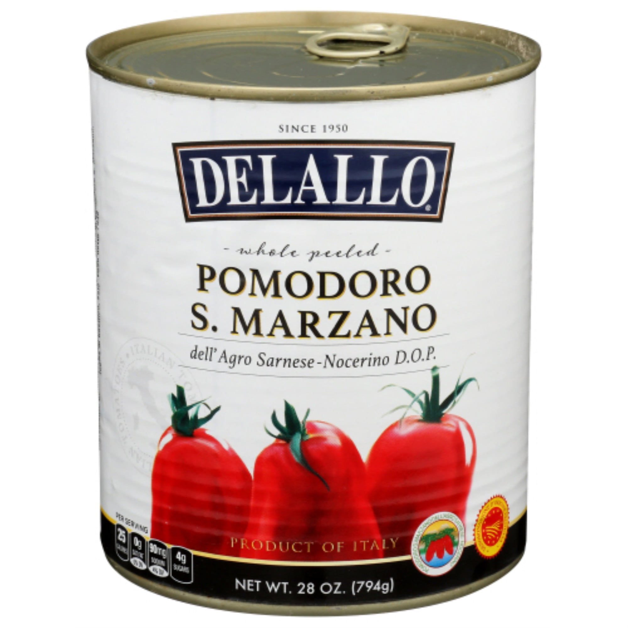 DeLallo San Marzano Tomatoes D.O.P., 28 oz