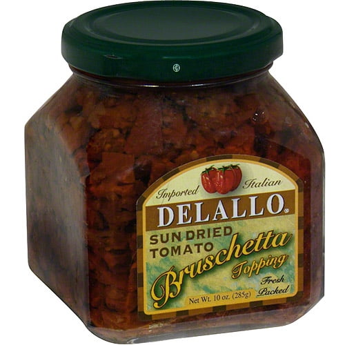 DeLallo Sun Dried Tomato Bruschetta, 10 oz (Pack of 6)