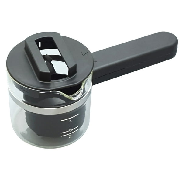 DeLonghi Replacement Glass Black Carafe For Coffee Combi Machines