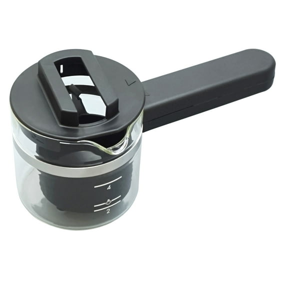 DeLonghi Replacement Glass Black Carafe For Coffee Combi Machines, 7313285449