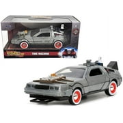 DeLorean DMC Time Machine, Back to the Future Part III - Jada Toys 32290 - 1/32 scale Diecast Car