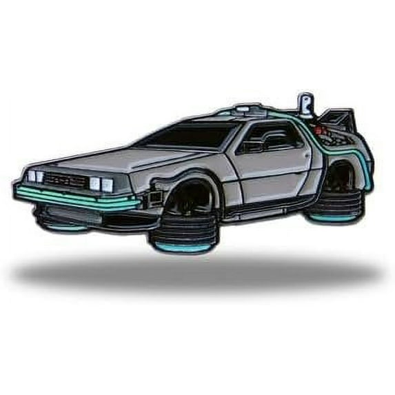 DeLorean Time Machine Enamel Pin - Back to the Future Lapel Pin - For Hats, Backpacks & Shirts