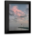thumbnail image 1 of DeLuca, Pat 11x14 Black Modern Framed Museum Art Print Titled - Patchogue Sunset, 1 of 5