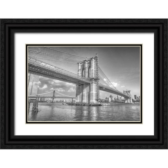 DeLuca, Pat 24x17 Black Ornate Wood Framed with Double Matting Museum Art Print Titled - Strength Of Imagination