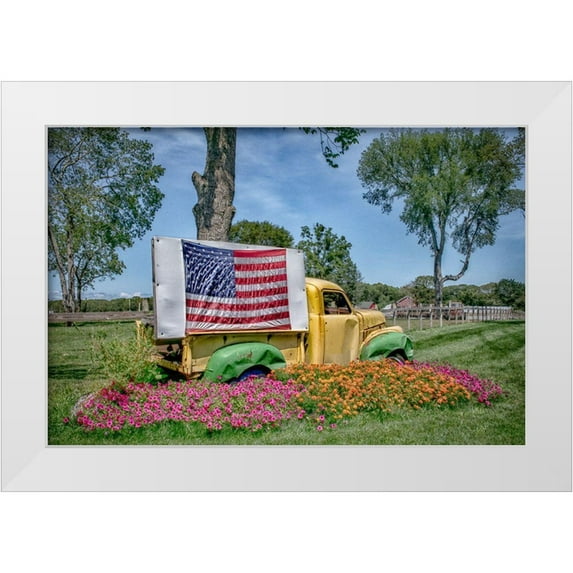 DeLuca, Pat 24x17 White Modern Wood Framed Museum Art Print Titled - Master Of Mystery