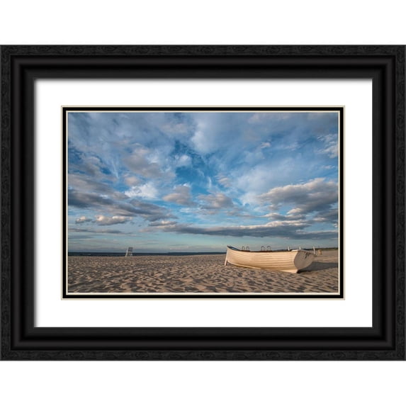 DeLuca, Pat 32x23 Black Ornate Wood Framed with Double Matting Museum Art Print Titled - Directions Of Bravery