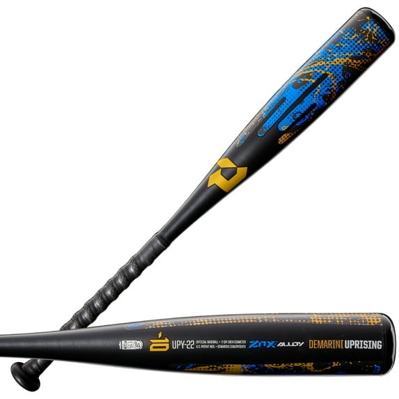 DeMarini 2022 Uprising Junior Big Barrel (-10) 2 3/4 In. USSSA Baseball Bat - 29 In./19