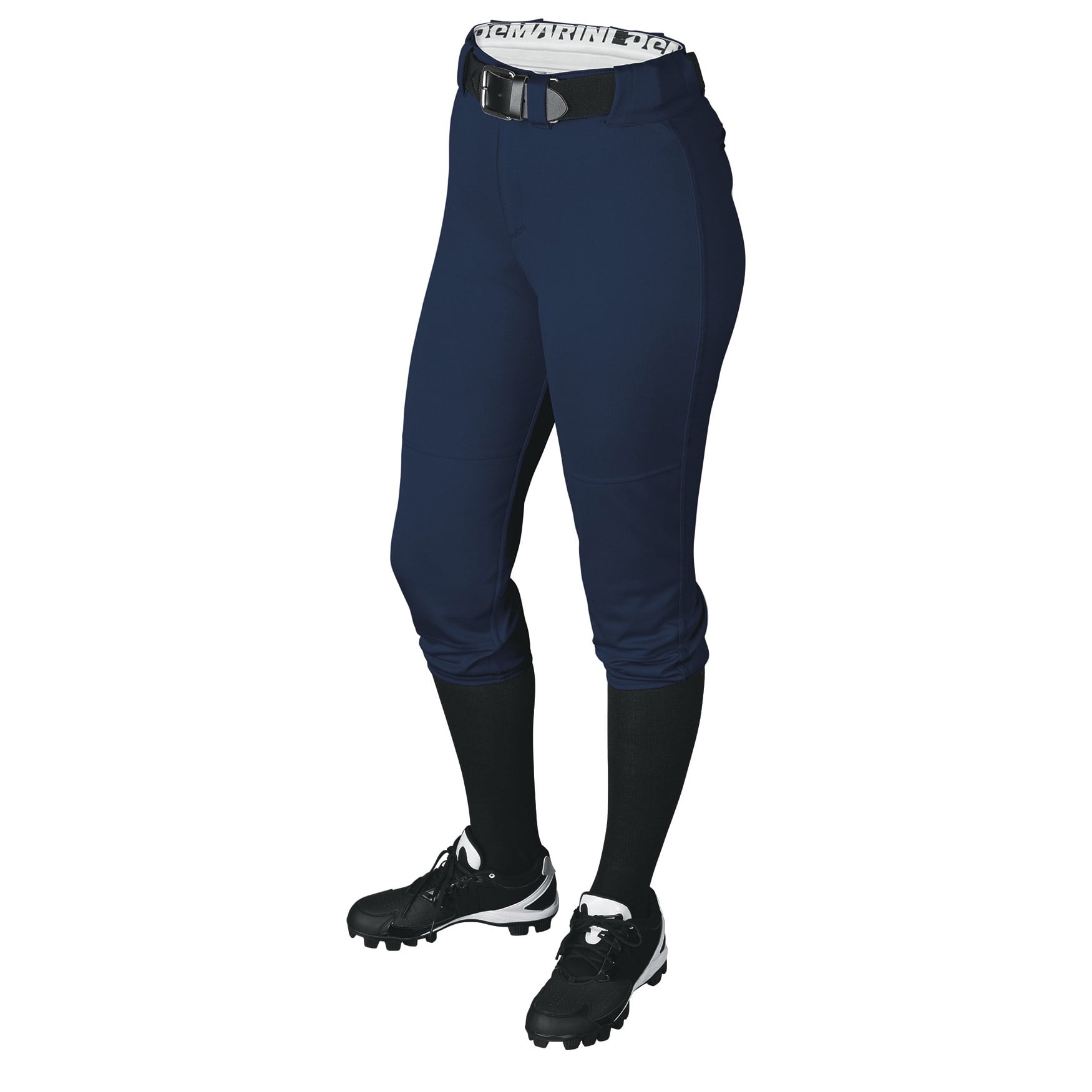 DeMarini Girl's Belted Fastpitch Softball Pant Navy Large