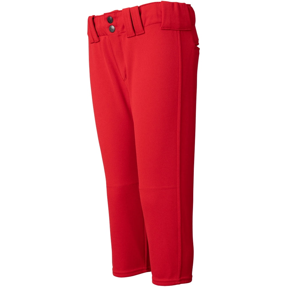 DeMarini Girl's Belted Fastpitch Softball Pant Scarlet Medium