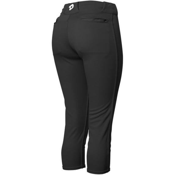 DeMARINI Women's Fierce Belted Fastpitch Softball Pants Black M