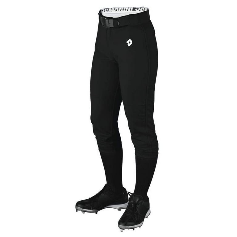DeMarini Women s Teamwear Fastpitch Softball Pants Black WTC7609 Walmart