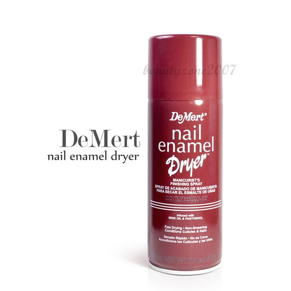 DeMert Nail Enamel Dryer Spray 7.5oz (Pack of 2)