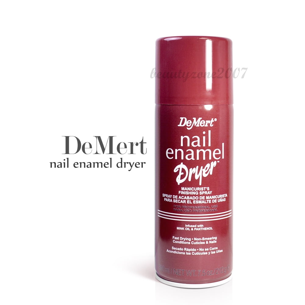 DeMert Professional Manicure Fast Drying Nail Enamel Dryer Spray with