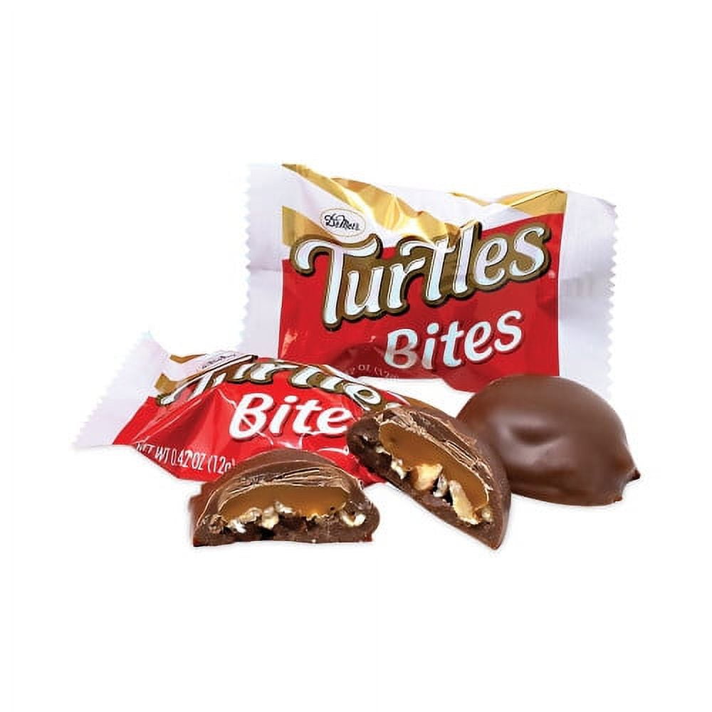 DeMet's Turtles Original Bite Size Candy, 0.42 oz, 60/Carton, Each