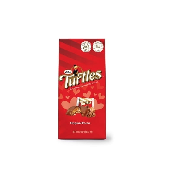 DeMet's Turtles, Original Milk Chocolate Pecan Valentine's Bag, 6.9 oz