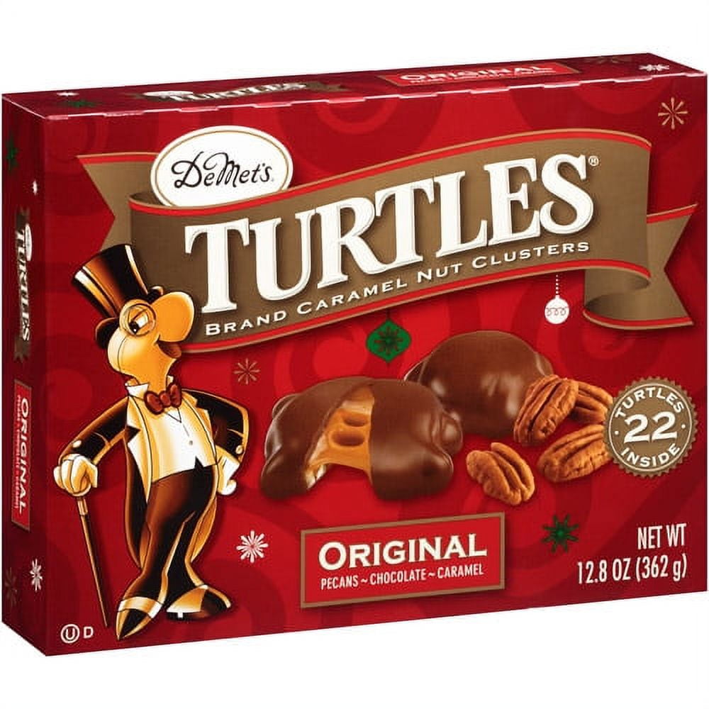 DeMet's Turtles Original Pecan Caramel Nut Clusters, 9.3 Oz.