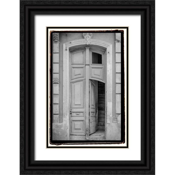 DeNardo, Laura 11x14 Black Ornate Wood Framed with Double Matting Museum Art Print Titled - Past Elegance IV