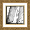 thumbnail image 1 of DeNardo, Laura 12x12 Gold Ornate Wood Framed with Double Matting Museum Art Print Titled - Under Sail II, 1 of 4