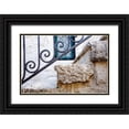 thumbnail image 1 of DeNardo, Laura 14x11 Black Ornate Wood Framed with Double Matting Museum Art Print Titled - Iron Detail I - Kotor, Montenegro, 1 of 4