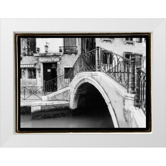 DeNardo, Laura 14x11 White Modern Wood Framed Museum Art Print Titled - Hidden Passages Venice II