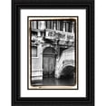 thumbnail image 1 of DeNardo, Laura 14x18 Black Ornate Wood Framed with Double Matting Museum Art Print Titled - Venetian Doorway, 1 of 4