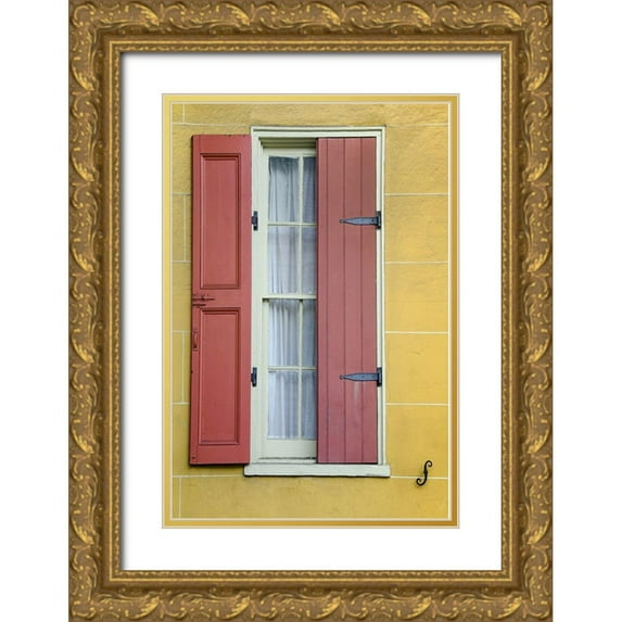 DeNardo, Laura 17x24 Gold Ornate Wood Framed with Double Matting Museum Art Print Titled - Pastel Windows II