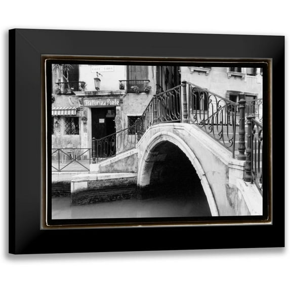 DeNardo, Laura 18x14 Black Modern Framed Museum Art Print Titled - Hidden Passages Venice II