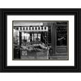 thumbnail image 1 of DeNardo, Laura 18x14 Black Ornate Wood Framed with Double Matting Museum Art Print Titled - Cafe Charm, Paris I, 1 of 4