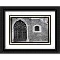 thumbnail image 1 of DeNardo, Laura 18x14 Black Ornate Wood Framed with Double Matting Museum Art Print Titled - Venice Facade II, 1 of 4