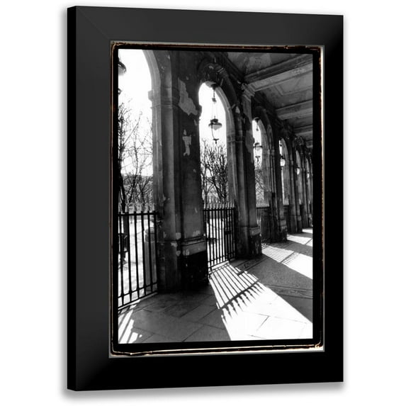 DeNardo, Laura 18x24 Black Modern Framed Museum Art Print Titled - Parisian Archways II