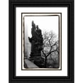 thumbnail image 1 of DeNardo, Laura 18x24 Black Ornate Wood Framed with Double Matting Museum Art Print Titled - Charles Bridge in Morning Fog IV, 1 of 4