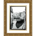 thumbnail image 1 of DeNardo, Laura 23x32 Gold Ornate Wood Framed with Double Matting Museum Art Print Titled - Waterways of Venice VIII, 1 of 4