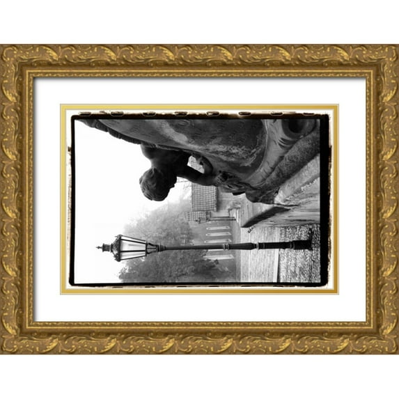DeNardo, Laura 24x17 Gold Ornate Wood Framed with Double Matting Museum Art Print Titled - Glimpses of Prague I