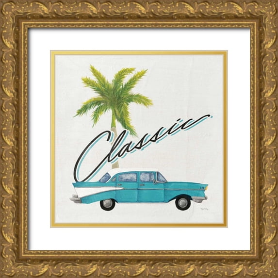DeNeige, Elyse 12x12 Gold Ornate Wood Framed with Double Matting Museum Art Print Titled - Havana IX