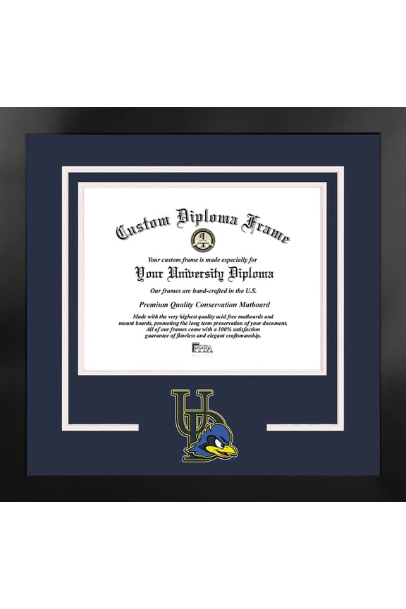 DePaul University 11w x 8.5h Spirit Diploma Manhattan Black Frame with Bonus Campus Images Lithograph (value savings $59)
