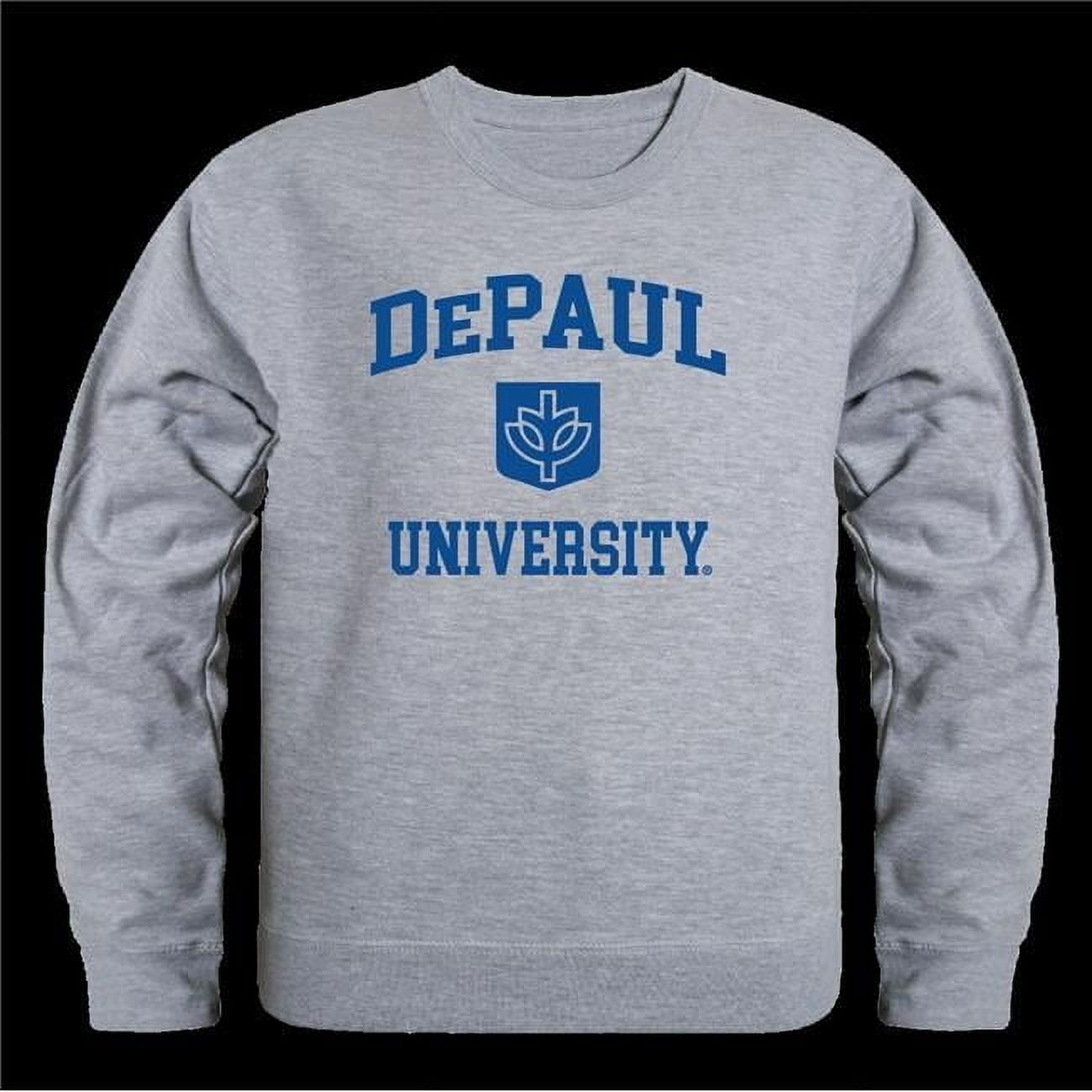 DePaul University Blue Demons Seal Crewneck Sweatshirt, Heather