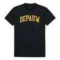 thumbnail image 1 of DePauw University Tigers College T-Shirt, Black - Small, 1 of 1