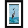thumbnail image 1 of DeRice, Julie 11x18 Black Ornate Wood Framed with Double Matting Museum Art Print Titled - Among the Water II, 1 of 4