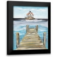 thumbnail image 1 of DeRice, Julie 12x14 Black Modern Framed Museum Art Print Titled - Dock View, 1 of 5