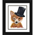 thumbnail image 1 of DeRice, Julie 12x14 Black Ornate Wood Framed with Double Matting Museum Art Print Titled - Proper Animals III, 1 of 4