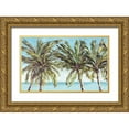 thumbnail image 1 of DeRice, Julie 14x10 Gold Ornate Wood Framed with Double Matting Museum Art Print Titled - View of the Coastline, 1 of 4
